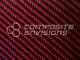 Carbon Fiber Panel Made With Kevlar Red. 022/. 56mm 2x2 Twill-12x48