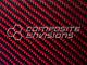 Carbon Fiber Panel Made With Kevlar Red. 122/3.1mm 2x2 Twill-12x48