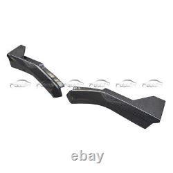 Carbon Fiber Rear Bumper Splitters Lip Canard Fins For BMW G80 M3 G82 M4 2021-22