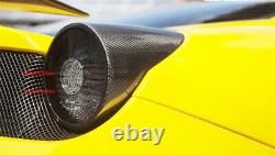 Carbon Fiber Rear Tail Light Covers 2x2 Twill Weave For Ferrari 458