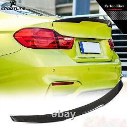 Carbon Fiber Rear Trunk Lip Spoiler Wing for BMW 4 Series F82 M4 Coupe 2014-2020