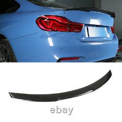 Carbon Fiber Rear Trunk Lip Spoiler Wing for BMW 4 Series F82 M4 Coupe 2014-2020