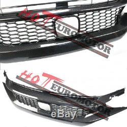 Carbon Fiber Twill Front Bumper Grille for Honda Civic Si 10th 16 17 18
