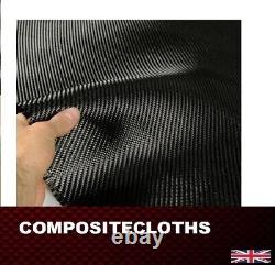 Carbon Fibre Cloth Fabric 210gsm 2/2 3k Twill 1000mm Width, Comes on a Roll! UK