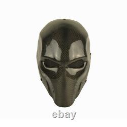 Carbon fiber Cosplay tactical Helmet Protection Halloween Full Face Dance Mask