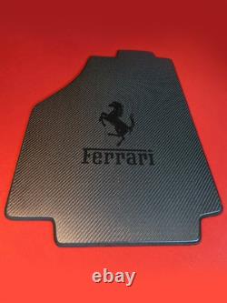 Carbon fiber floor mats for Ferrari 458 and Ferrari 488 Genuine 2×2 Twill 3k