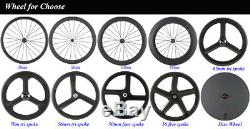 Ceramic Bearing Hub Carbon Wheels 50mm Depth Road Bike Carbon Wheelset 12k Twill