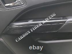 Chevrolet Colorado 2015+ Front Door Trim (2 pcs) 100% Carbon Fiber Gloss