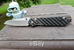 Chris Reeves Large Sebenza 2x2 Twill Carbon Fiber Scale (Knife NOT INCLUDED)