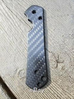 Chris Reeves Large Sebenza 2x2 Twill Carbon Fiber Scale (Knife NOT INCLUDED)