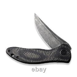 Civivi Knives Synergy3 Liner Lock C20075A-DS1 Damascus Steel Twill Carbon Fiber