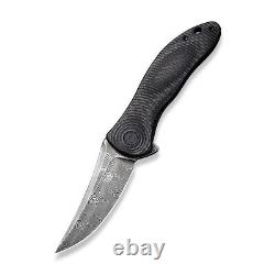 Civivi Knives Synergy3 Liner Lock C20075A-DS1 Damascus Steel Twill Carbon Fiber