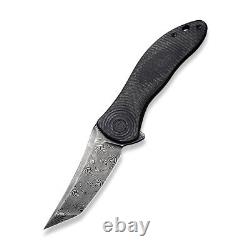 Civivi Knives Synergy3 Liner Lock C20075B-DS1 Damascus Steel Twill Carbon Fiber