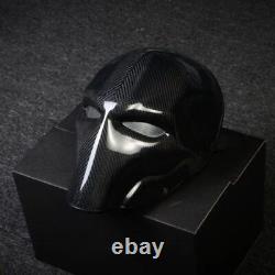 Cool Carbon Fiber Full Face Mask Halloween Cosplay Party Design Novelty Gift New