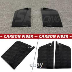 Dry Carbon Fiber Fxterior Pillar Covers (twill Weave) For Ferrari 488 spider