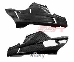 Ducati 848 1098 1198 Fairing Belly Pan Lower Panel Cover 100% Twill Carbon Fiber