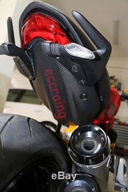 Ducati Monster 821 1200 1200S TWILL Carbon Fiber Under Tail Cover MATT FINISING