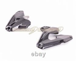 Ducati Monster 937 (950) 2021+ Carbon Fiber Engine Side Panels Covers Twill