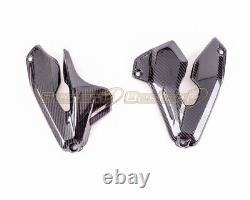 Ducati Monster 937 (950) 2021+ Carbon Fiber Engine Side Panels Covers Twill