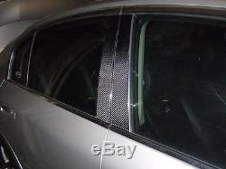 E39 twill carbon fiber pillar panels covers for 97-03 BMW 530i M5 540i 525i