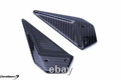 EBR 1190 RX SX Carbon Fiber Rearset Heel Plates Guards, Twill, 100%