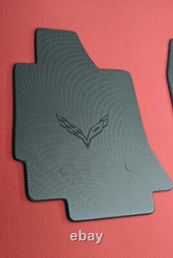 Floor mats for C-7 Corvette. Genuine carbon fiber. 2×2 Twill 3k