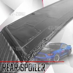For 2015-2017 Mustang Real Dry Carbon Fiber Spoiler Rear Trunk