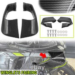 For 2015-2022 YAMAHA YZF-R1 YZF-R1M Carbon Fiber Winglets Wind Wing Fairing Kit