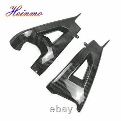 For 2016-2022 ZX10R 100% Carbon Fiber Swingarm Cover Guard, Twill Weave