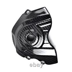 For 2018-2024 Ninj ZX10R ZX10RR Carbon Fiber Sprocket Cover Mudguad Glossy Twill