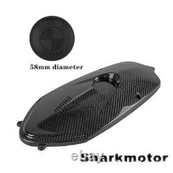 For BMW R NINET NINE T R9T Engine Housing Water Cooler Cover Twill Carbon Fiber
