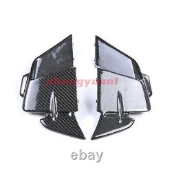 For BMW S1000RR 2023 Front Spoiler Winglets Carbon Fiber Fairing Twill