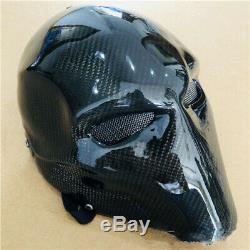 Forging / Twill Carbon fiber helmet Prom Villain death knell Halloween masks