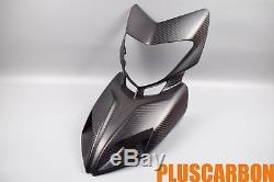 Front Fairing Ducati Hypermotard 821 939 Twill Carbon Fiber Nose Fairing MATT