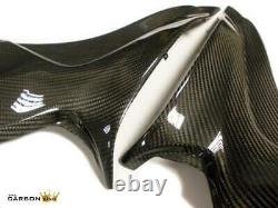 Honda Cbr600rr 2007-12 Carbon Lower Seat Side Panels In Twill Gloss Weave Fibre
