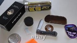 Jack Wolf K9 Twill Carbon Fiber Knife K9-01-TWL Benjamin Belkin Discontinued