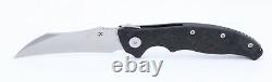 Kansept Copperhead Folding Knife Black Twill Carbon Fiber Handle S35VN K1017A1