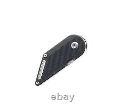 Kansept Dash Folding Knife Twill Carbon Fiber Handle S35VN Plain Edge K3045A2