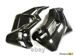 Kawasaki Z900 2017 Onwards Carbon Fibre Engine Belly Pan Covers Twill Weave