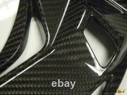Kawasaki Zx10r 2016 Carbon Fibre Upper Fairing Infill Panels Twill Gloss Weave