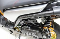 MOS Carbon Fiber Frame Covers for Yamaha Zuma BWS 125 2009 2015