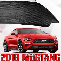 NEW Matte Carbon Fiber Rear Spoiler Wing For 2018 Ford Mustang Shelby GT 350 550