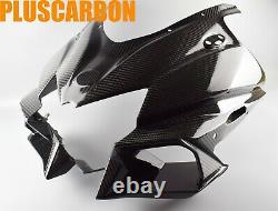 Nose Fairing Kawasaki NINJA H2 SX SE Twill Carbon Fiber Upper Fairing Glossy