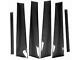 Pillar Panel Covers 6pc 2x2 Twill Real Carbon Fiber For 98-05 Gs400 Gs300 Gs430