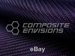 Purple Reflections Carbon Fiber Fabric 2x2 Twill 50 3k 5.9oz Remnant Roll 382