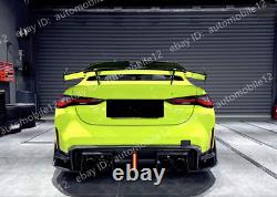 Real Carbon Rear Trunk Spoiler Wing Lip For BMW G80 M3 G82 M4 Coupe 2021-2022