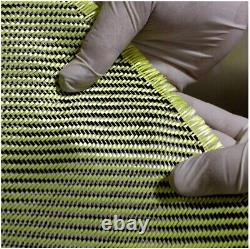 Real, Kevlar/Carbon Fiber Cloth Fabric Hybrid, 36 x 50 L x W