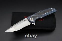 Reate Knives K-4 Blue Twill Carbon Fiber - Authorized Dealer