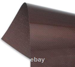 Red Reflections Carbon Fiber Veneer Sheet 2x2 Twill 48 x 48.022 Thick