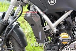 SSK Full Carbon Fiber Radiator Side Covers for Yamaha FZ-07/MT-07 Twill Glossy